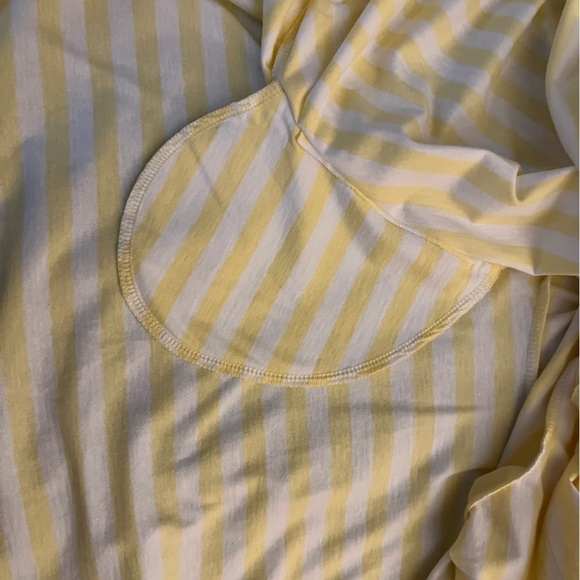 Girls Primary Yellow and White Striped Perfect Pocket Dress size 8-9 - Picture 3 of 5